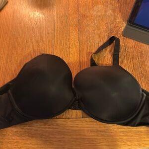 Torrid Curve Women's Push-Up Bra 48B Black Underwire Adjustable Straps